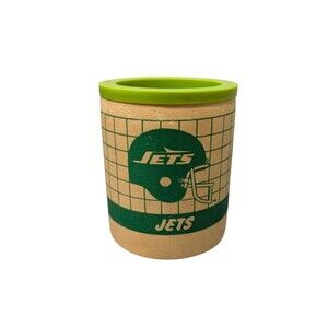 Vintage Rare New York Jets NY Can Koozie Insulated Coozie Made In USA NFL